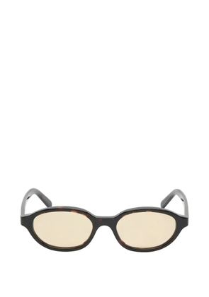 Retrosuperfuture x MM6 oval-frame sunglasses - Brown