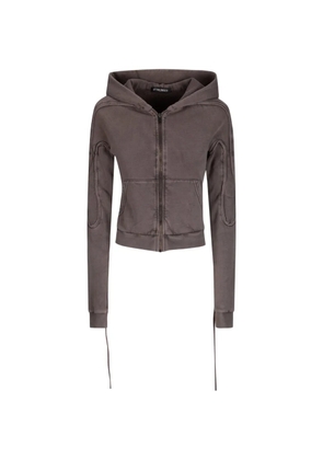 Ottolinger sutured zip hoodie - Brown
