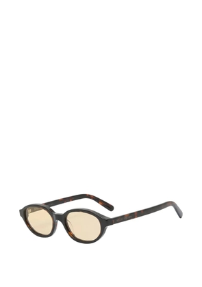 Retrosuperfuture x MM6 oval-frame sunglasses - Brown