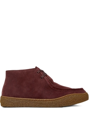Camper suede lace-up boots - Red