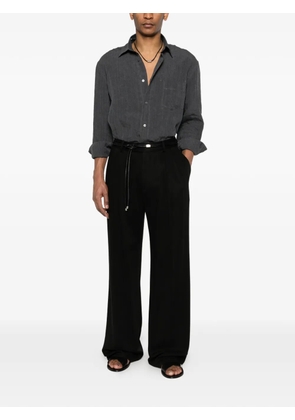 Lardini chest-pocket buttoned shirt - Grey