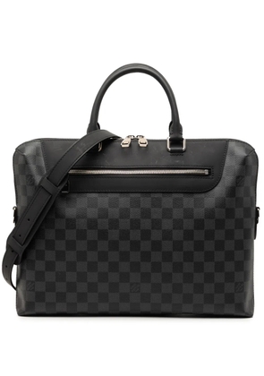 Louis Vuitton Pre-Owned 2016 Damier Graphite Porte Documents Jour business bag - Black