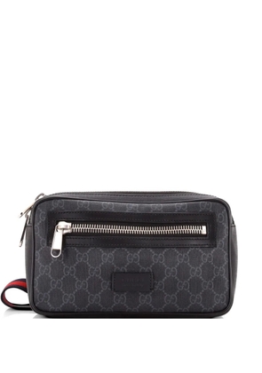 Gucci Pre-Owned Soft Zip GG Coated Canvas Small belt bag - Black