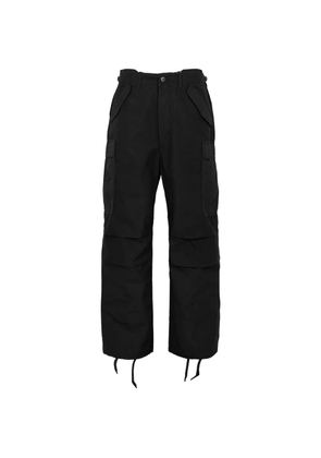 Nanamica button cargo trousers - Black