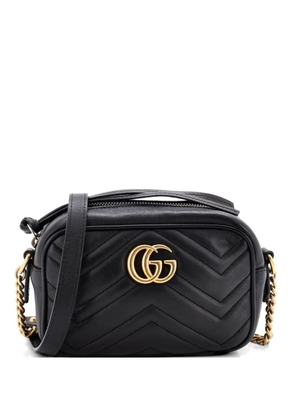 Gucci Pre-Owned GG Marmont Shoulder Bag Matelasse Leather Mini crossbody bag - Black