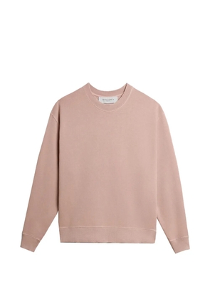 Golden Goose logo patch ribbed sweatshirt - Pink