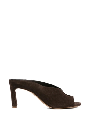 Del Carlo Metis peep-toe sandals - Brown