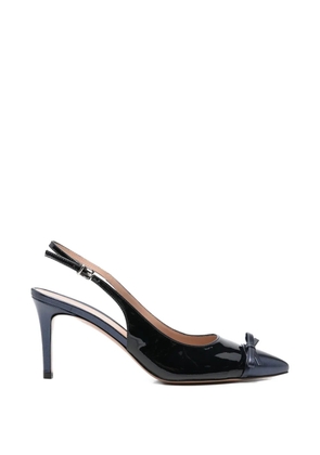Festa Milano Antonias bow-detail leather pumps - Blue