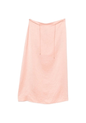 MARCCAIN drawstring-fastening midi skirt - Pink