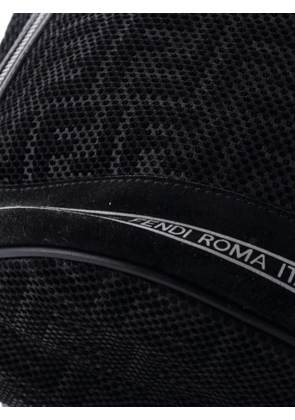 Fendi Pre-Owned Mon Tresor Holdall Zucca Canvas Small bucket bag - Black