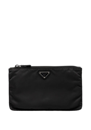 Prada Pre-Owned 2000-2013 Tessuto Zip clutch bag - Black
