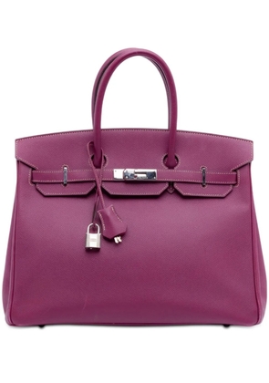 Hermès Pre-Owned 2011 Epsom Candy Verso Birkin Retourne 35 handbag - Pink