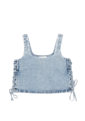 VICOLO Clelia tie-side top - Blue