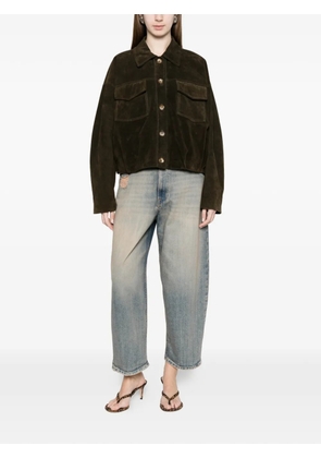 VICOLO pocket collared jacket - Green