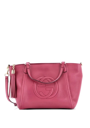 Gucci Pre-Owned Soho Convertible Top Handle Bag Leather Small satchel - Pink