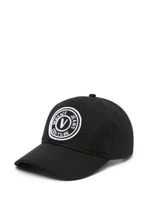 Versace Jeans Couture logo-embroidered baseball cap - Black