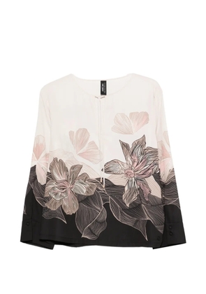 MARCCAIN floral blouse - Neutrals