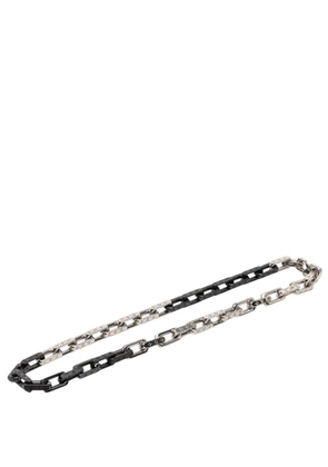 Louis Vuitton Pre-Owned 2021-2025 Stainless Steel Monogram Chain Necklace costume necklace - Black