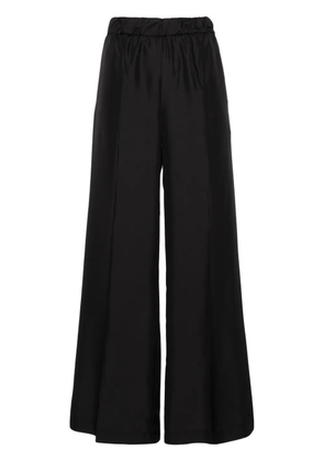 P.A.R.O.S.H. wide-leg silk trousers - Black