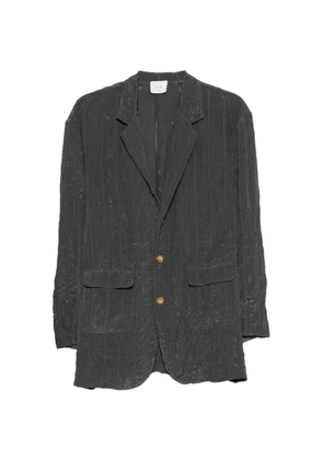 Alysi single-breasted flap-pocket blazer - Grey