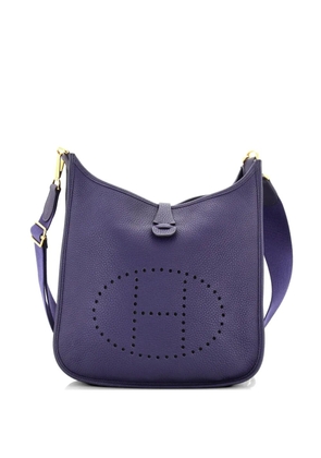 Hermès Pre-Owned Evelyne Bag Gen III Clemence PM crossbody bag - Blue