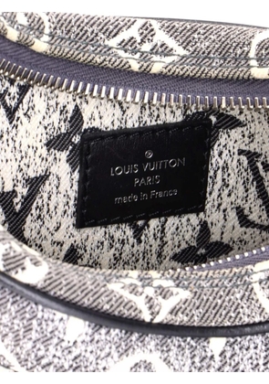 Louis Vuitton Pre-Owned Loop Handbag Monogram Jacquard Denim hobo bag - Black
