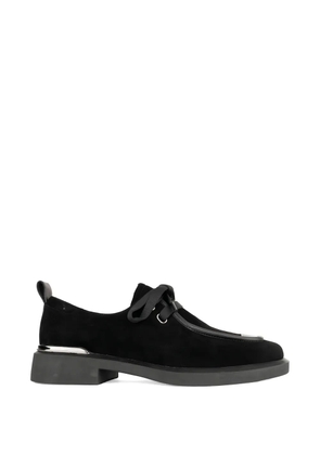 LINDA BAUMANN lace-up loafers - Black