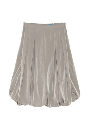 SPORT b. by agnès b. brown nylon bubble skirt