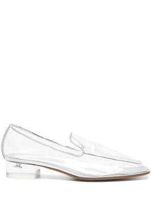 HERBERT LEVINE square-toe loafers - White