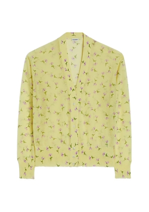 Jil Sander printed cardigan - Yellow