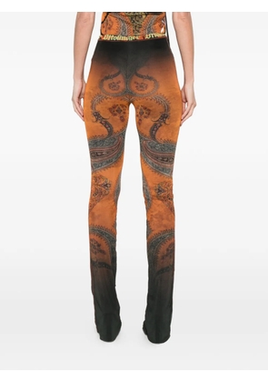 Ottolinger paisley-print trousers - Orange