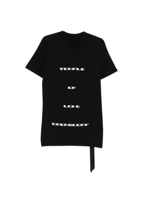 Rick Owens DRKSHDW temple love graphic T-shirt - Black