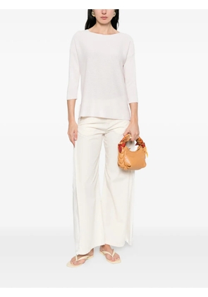 anne claire three-quarter sleeve knitwear - Neutrals