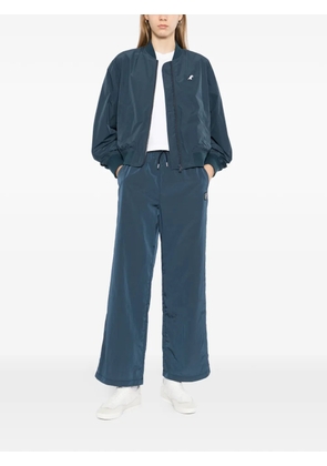 SPORT b. by agnès b. blue drawstring wide-leg trousers