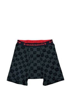 Chrome Hearts checkered boxers - Black