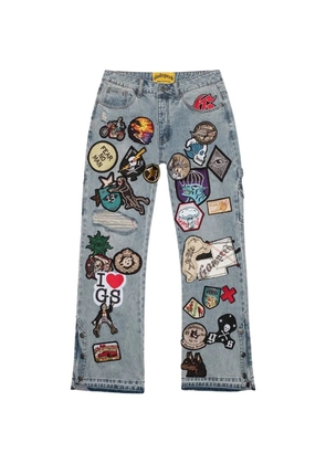 GODSPEED patchwork jeans - Blue