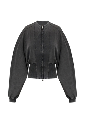 KNWLS zip ribbed jacket - Grey