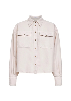 Brunello Cucinelli snap-buttoned patch pocket shirt - Neutrals