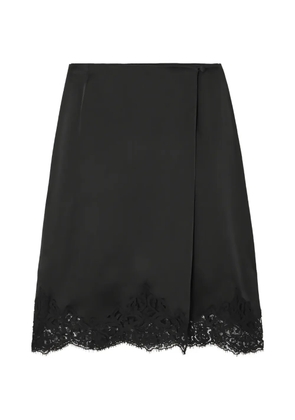Stella McCartney Iconic lace-trim mini skirt - Black