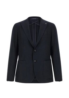 Tagliatore Montecarlo metal pin patch pockets blazer - Blue