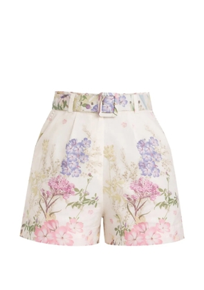 Charo Ruiz Ibiza Pansy belted shorts - Neutrals
