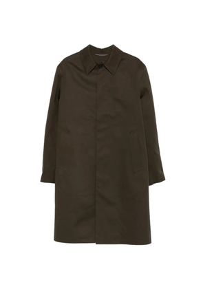 Saint Laurent side-pocket coat - Green