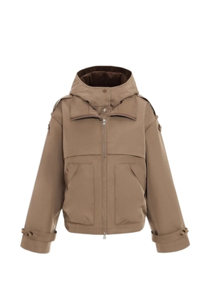Urbancode hooded zip-up jacket - Neutrals