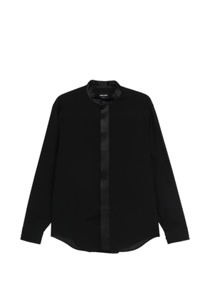 Giorgio Armani band-collar shirt - Black