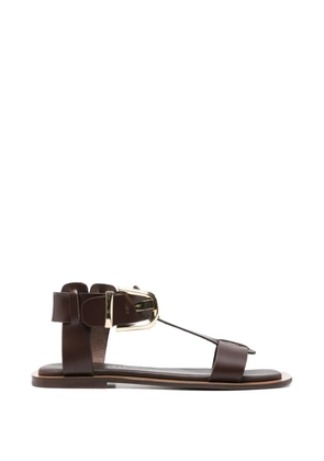 Bibi Lou buckle leather sandals - Brown