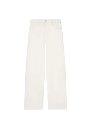 Emporio Armani button five-pockets jeans - White