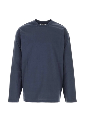 Jil Sander long-sleeve cotton T-shirt - Blue