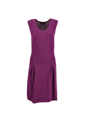MAX&Co. pleated sleeveless midi dress - Purple