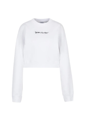 Off-White cotton graphic sweatshirt