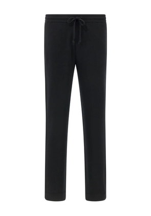 Boggi Milano drawstring wool track pants - Black